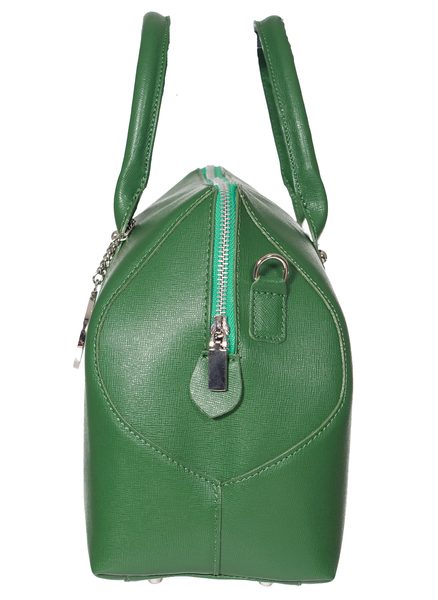 GbyG kabelka razený koža zelená -
