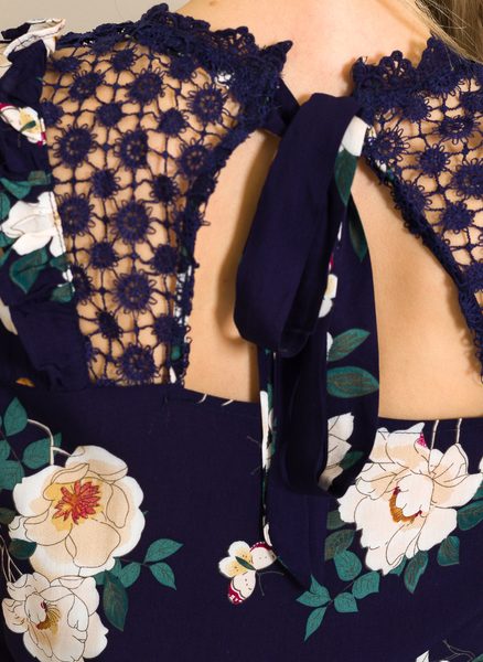 Summer dress GLAM&GLAMADISE - Dark blue -