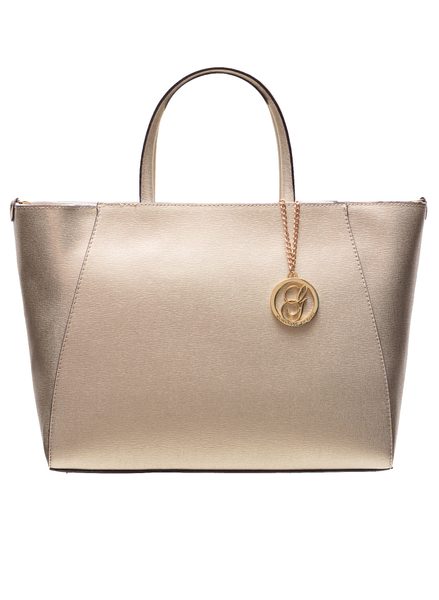 Borsa a mano da donna in pelle Glamorous by GLAM - Oro -