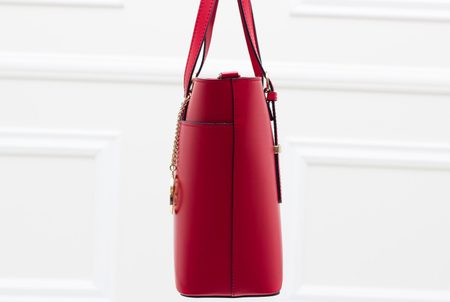 Bolso de cuero de mano para mujer Glamorous by GLAM - Rojo -