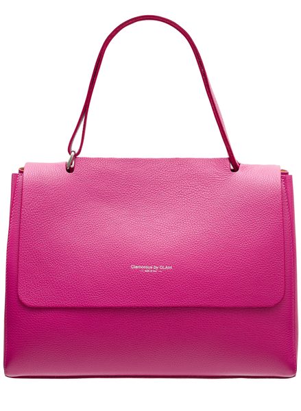 Real leather shoulder bag Glamorous by GLAM - Pink -