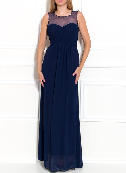 Maxi dress Due Linee - Dark blue -