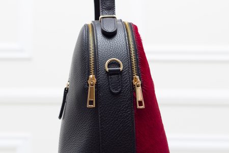 Bolso de cuero de mano para mujer Glamorous by GLAM - Rojo -