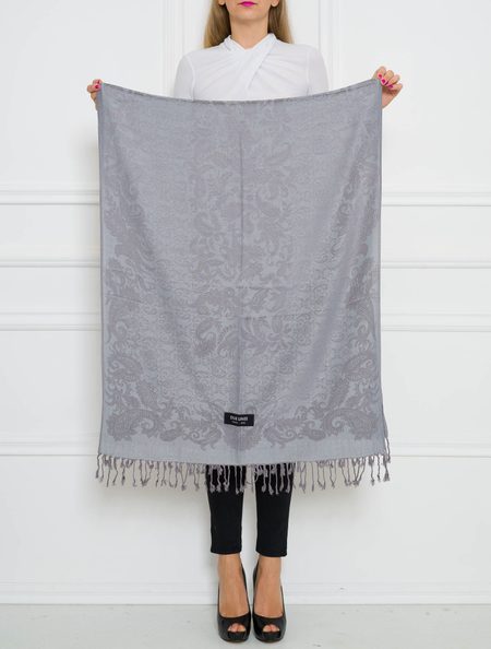 Foulard donna Due Linee - Grigio -