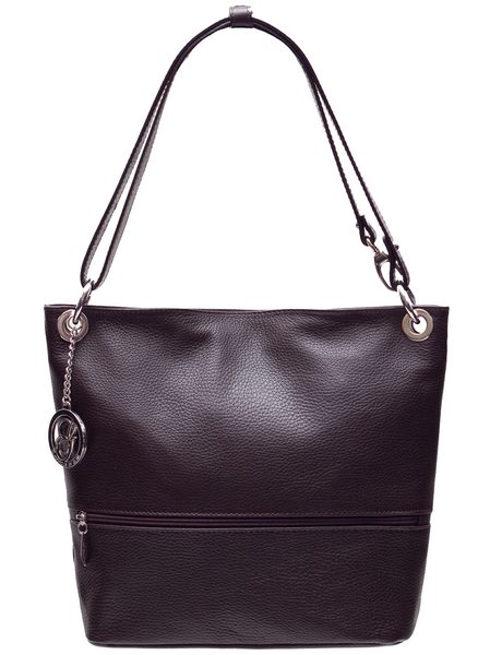 Real leather shoulder bag Glamorous by GLAM - Brown -