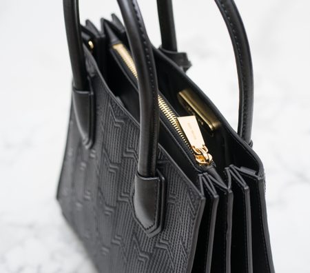 Borsa a mano da donna in pelle Michael Kors - Nero -