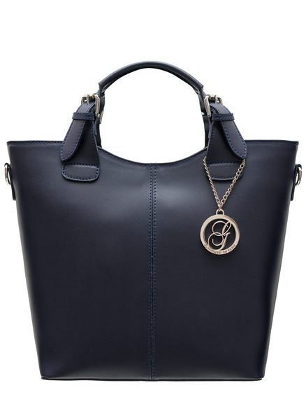 Bolso de cuero de mano para mujer Glamorous by GLAM - Azul -