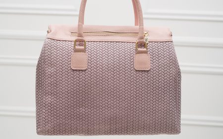 Real leather handbag Glamorous by GLAM - Pink -