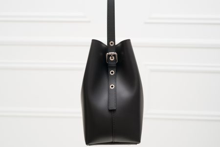 Real leather shoulder bag Glamorous by GLAM - Black -