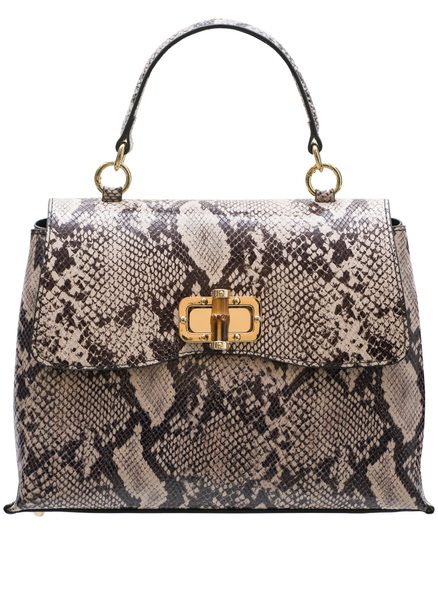 Bolso de cuero de mano para mujer Glamorous by GLAM - Beige -