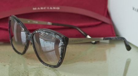 Damskie okulary przeciwsłoneczne Guess by Marciano - czarny -