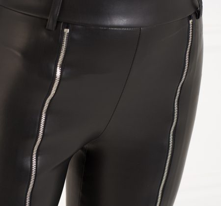 Pantalones de mujer Due Linee - Negro -