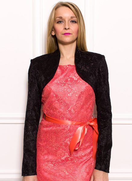 Dámske krajkové bolerko - čierna -