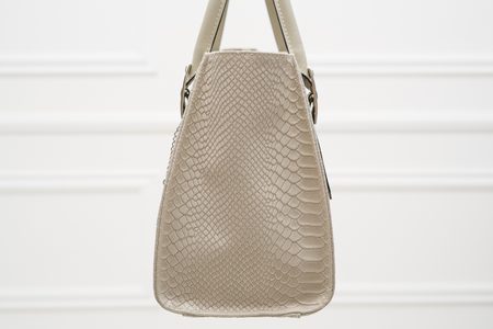 Bolso de cuero de mano para mujer Glamorous by GLAM - Beige -