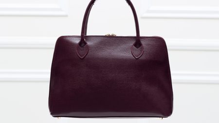 Real leather handbag Glamorous by GLAM - Wine -