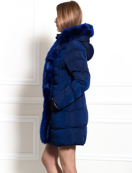 Chaqueta de invierno para mujer Due Linee - Azul oscuro -