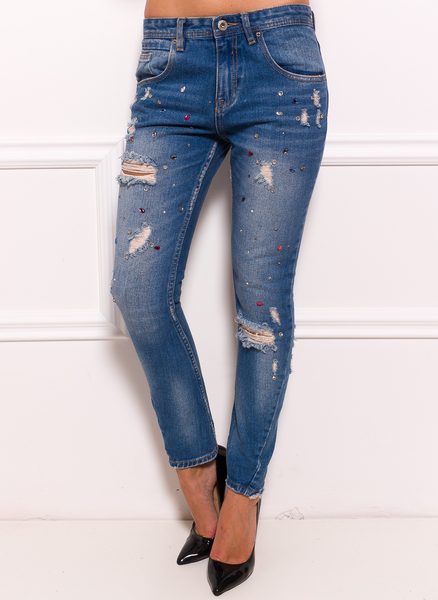 Jeans donna Glamorous by Glam - Blu -