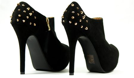 -50% Dámské kotníkové boty na platformě s ostny -