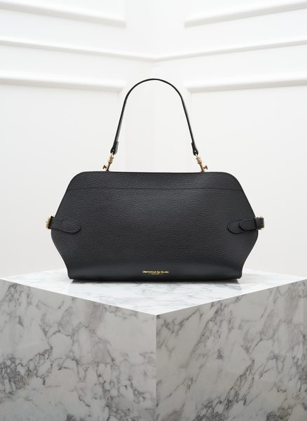 Real leather shoulder bag Glamorous by GLAM - Black -
