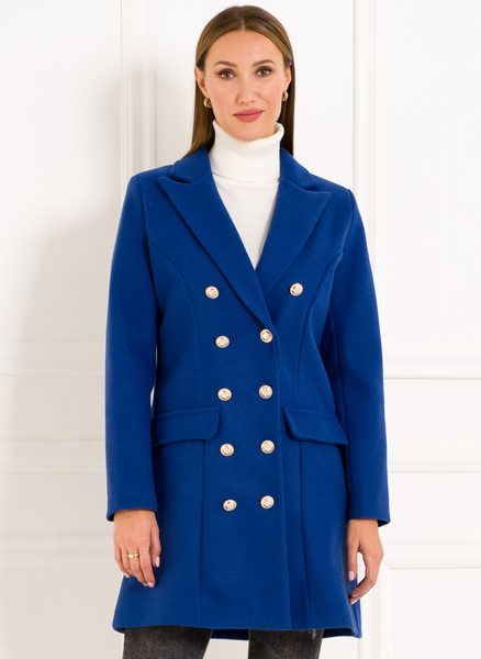 Women's coat CIUSA SEMPLICE - Blue -