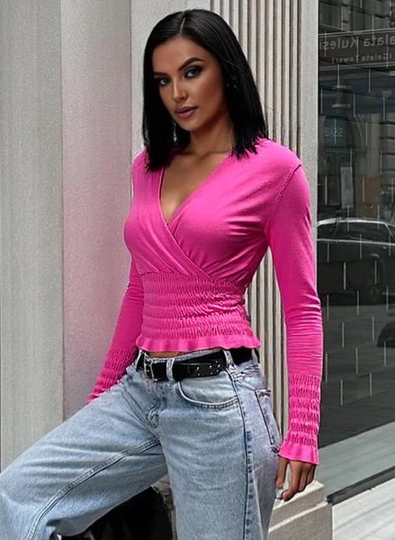 Crop-top Glamorous by Glam - Pink -