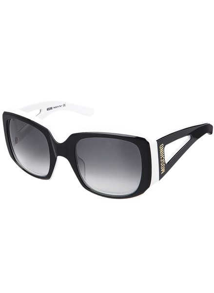 Moschino slnečné okuliare bielo čierne -