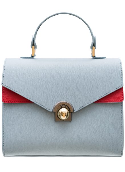 Bolso de cuero de mano para mujer Glamorous by GLAM - Azul -