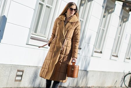 Dámská exkluzivní zimní bunda khaki -