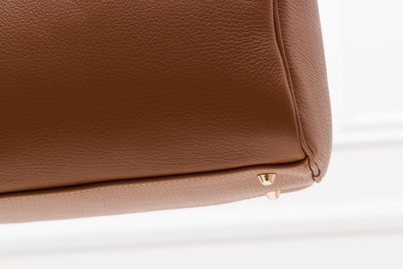 Bolso de cuero de mano para mujer Glamorous by GLAM - Marrón -