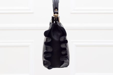 Bolso de cuero de mano para mujer Glamorous by GLAM - Negro -