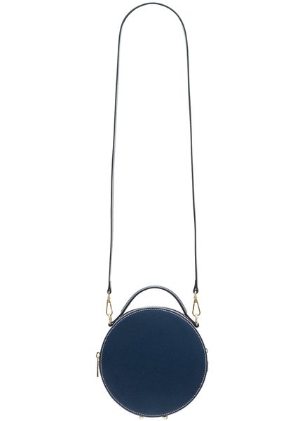 Real leather crossbody bag Glamorous by GLAM - Blue -