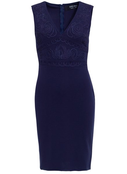 Lace dress Due Linee - Dark blue -