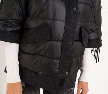 Geacă de iarnă de damă Due Linee - Neagră -