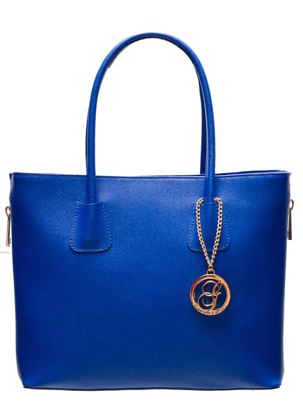 Borsa a spalla da donna in pelle Glamorous by GLAM - Blu -