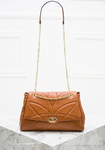 Real leather shoulder bag Glamorous by GLAM - Brown -