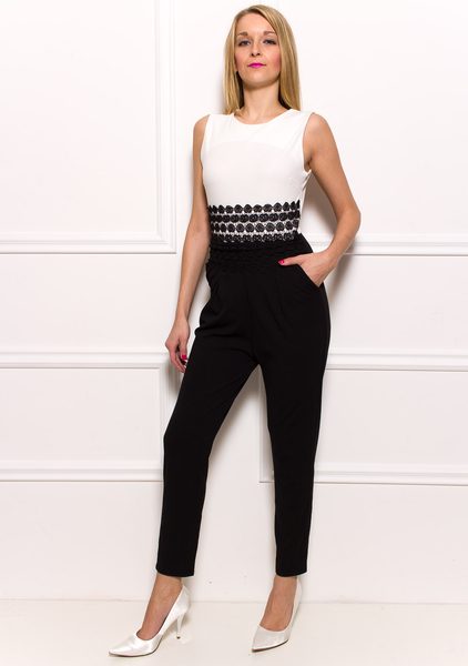 Jumpsuit Glamorous by Glam - Black-white -