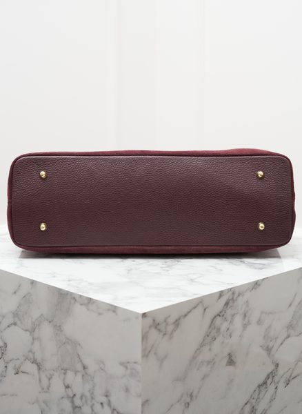 Női bőr válltáska Glamorous by GLAM - Bordó -