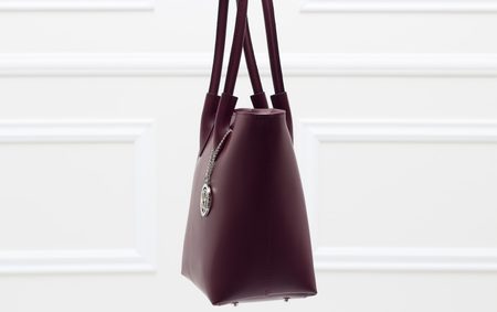 Real leather shoulder bag Glamorous by GLAM - Wine -