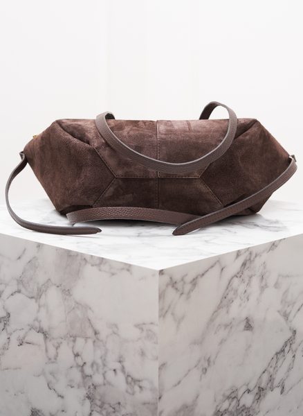 Glamorous by GLAM Geantă de umăr din piele pentru femei - Maro -