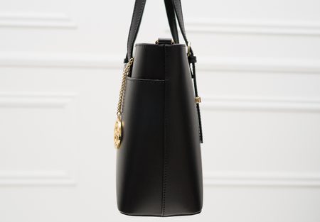 Real leather shoulder bag Glamorous by GLAM - Black -