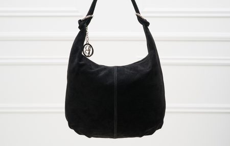 Real leather shoulder bag Glamorous by GLAM - Black -