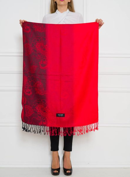 Women's scarf Due Linee - Red -