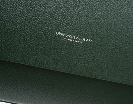 Bolso de hombro de cuero para mujer Glamorous by GLAM - Verde -