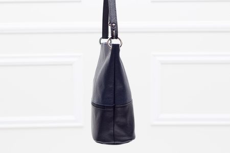 Bolso de hombro de cuero para mujer Glamorous by GLAM - Azul oscuro -