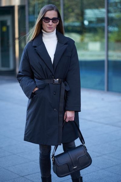 Winter jacket Due Linee - Black -