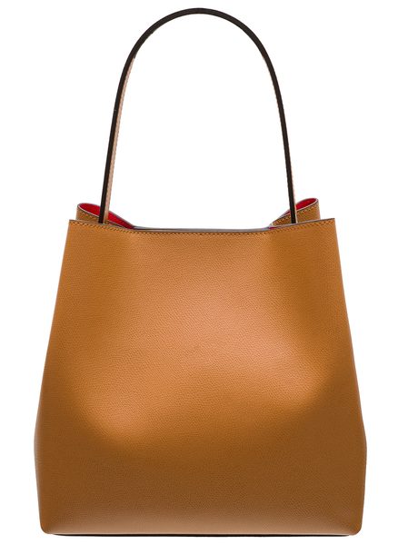 Bolso de hombro de cuero para mujer Glamorous by GLAM - Marrón -