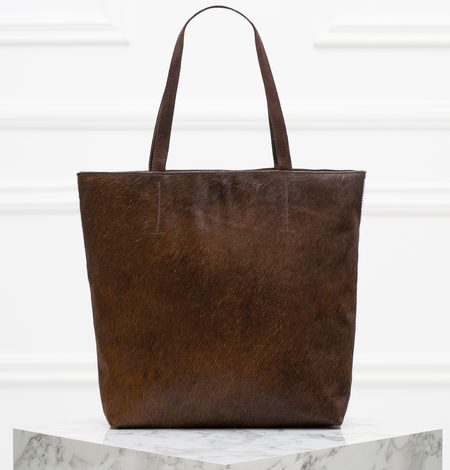 Real leather shoulder bag Glamorous by GLAM - Brown -