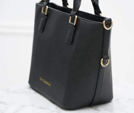 Bolso de cuero de mano para mujer Tru Trussardi - Negro -