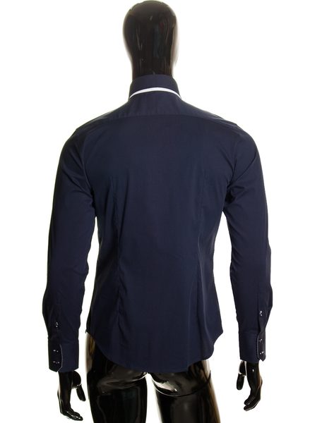 Camisa de hombre - Azul oscuro -