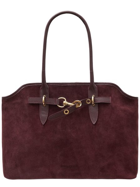 Női bőr válltáska Glamorous by GLAM - Bordó -